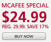 McAfee Special: Save 17% off