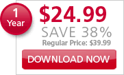 VirusScan Plus 1YR - $24.99 SAVE 38%