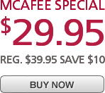 McAfee Special: Save $10 when you order MemoKit