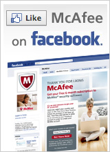 McAfee on Facebook