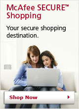 McAfee SECURE™ Shopping