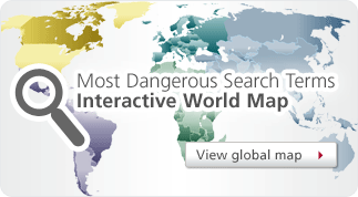 Click on the map to see the most dangerous search terms in over a dozen countries