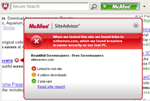 McAfee SiteAdvisor