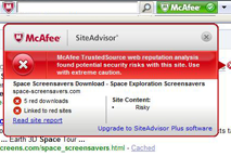 McAfee SiteAdvisor