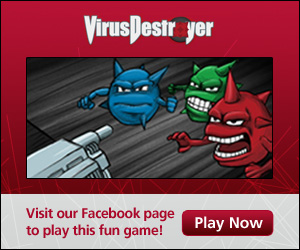 Virus Destroyer game on facebook